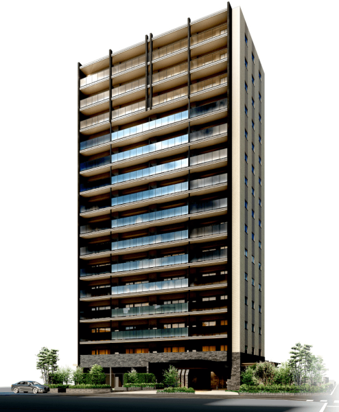 ファイル:プレシス阿倍野阪南町ウエスト 外観完成予想図.png