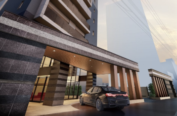 プレミスト札幌環状通東ステーションサイド　エントエランスアプローチ完成予想図1