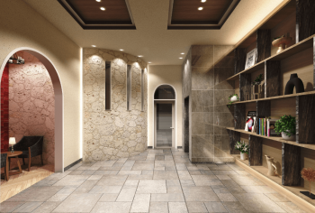 ウィングシャトー真地ヒルズ　エントエランスホール完成予想図