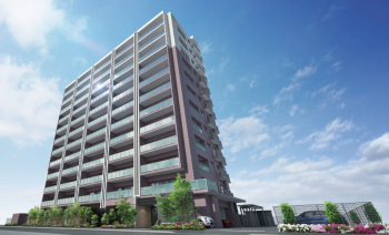 エイルマンション伊都の杜　外観完成予想CG