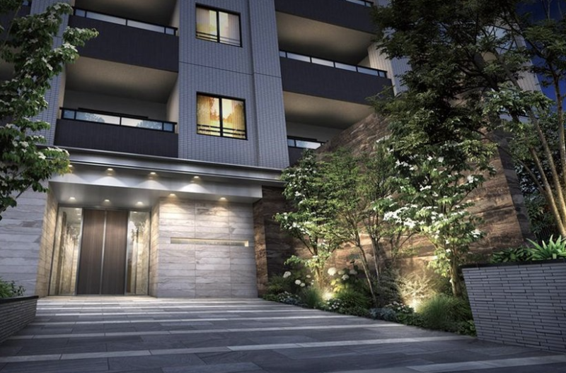 ファイル:エクセレントシティ調布国領 エバーグリーン エントランスアプローチ完成予想CG.png