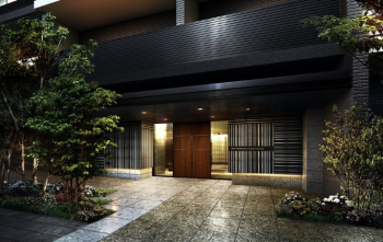 オープンレジデンシア板橋グランデ　エントエランスアプローチ完成予想図