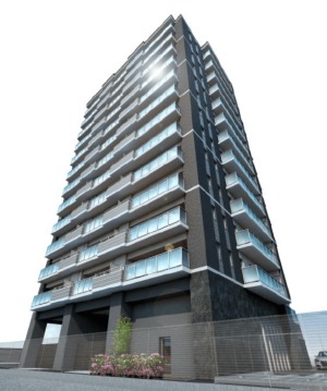 クレアホームズ盛岡中央通　外観完成予想図1