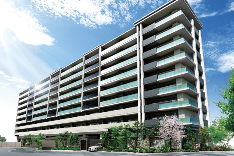 ファイル:グランカサーレ豊中 ヒルズコート 外観完成予想図.png