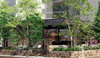 ザ・パークハウス 武蔵新城フロント　エントエランスアプローチ完成予想図