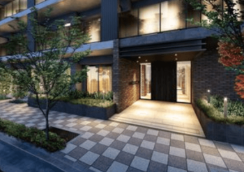 シンビエンスときわ台　エントエランスアプローチ完成予想図