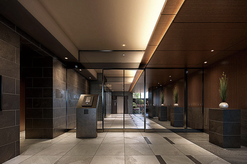 ファイル:ポレスター上町レジデンス 風除室・エントランスホール完成予想図.png