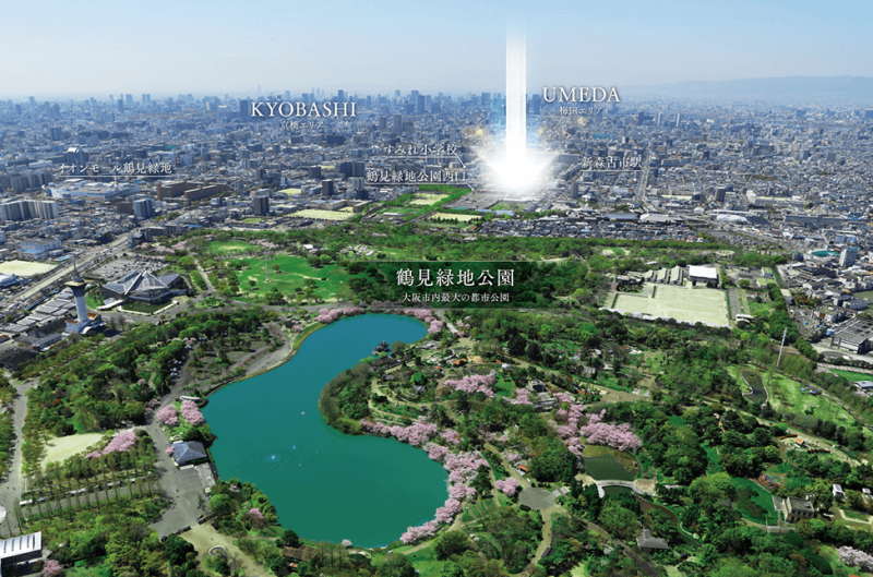 ファイル:リバーガーデン城東古市 周辺環境CG合成.png