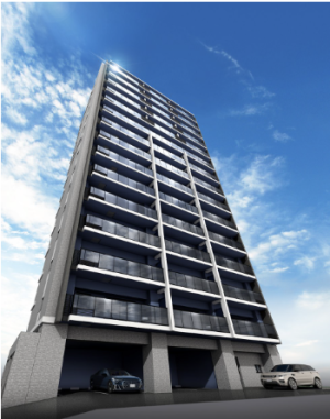 サンクレーア名駅那古野　外観完成予想図