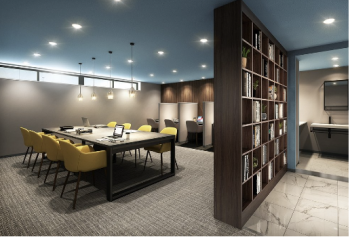 パレステージ鴨宮Ⅱ　ワークラウンジ完成予想図