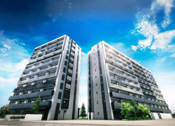 ファインシティアイム札幌二十四軒　外観完成予想図