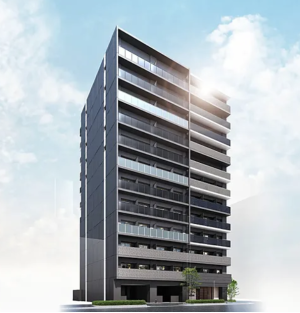 プレサンス ジェネ 四日市中央通り　外観完成予想図