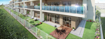 ミルコマンション宇茂佐の森テラス　外観完成予想図