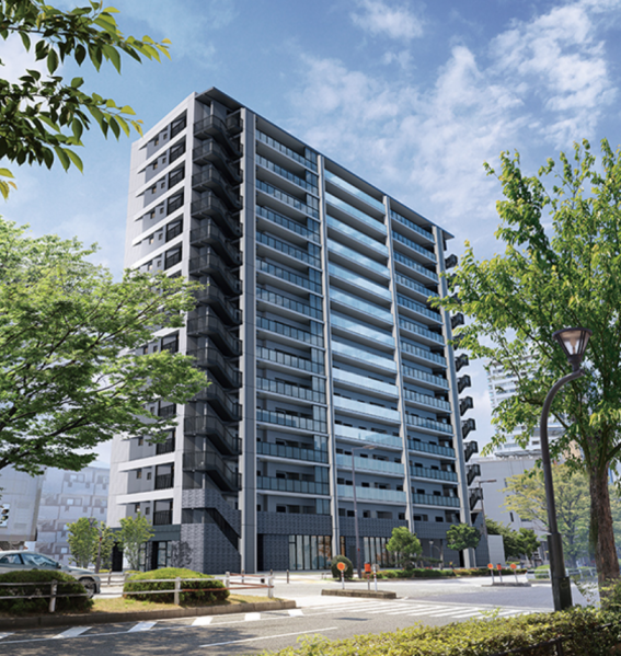 ファイル:ユニハイム福島野田レジデンス 外観CG.png