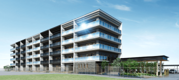 ウィザースレジデンス盛岡サザンテラス　外観完成予想図