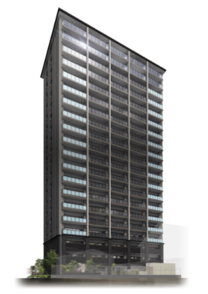 ウエリスタワー和歌山城北　外観完成予想図