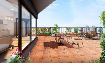 クオス港北ニュータウン ステーションヴィラ　ルーフバルコニー完成予想CG2