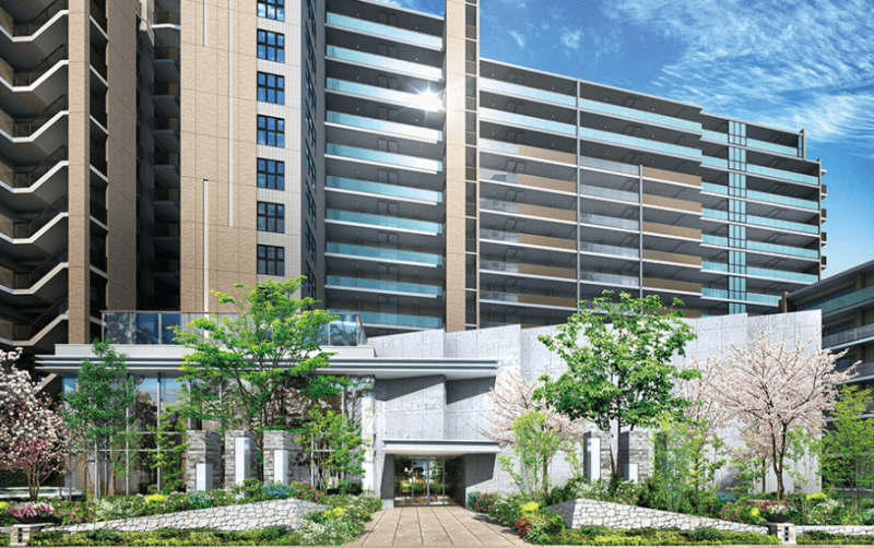 ファイル:スカイプラザ・ユーカリが丘 ゲートフロント エントエランスアプローチ完成予想図.png