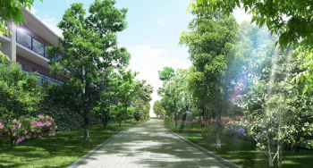 バウス武蔵境　グリーンプロムナード完成予想CG