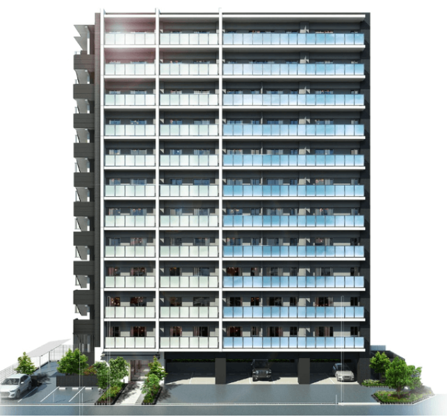 ファイル:プレサンス レイズ 都島内代町 外観完成予想図2.png