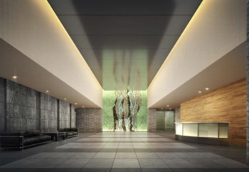 ライオンズ岐阜プレミストタワー35　エントランスホール完成予想CG