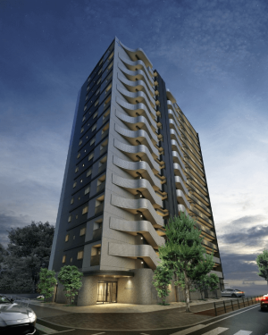 ラシュレ新大阪　外観完成予想図2