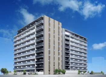 ル・サンク吹上駅前　外観完成予想図