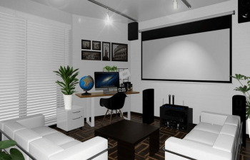 グランファーレ桑園パークサイド　マルチルーム（シアタースタジオ、通信カラオケルーム、テレワークスペース 等）完成予想図