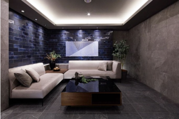 サンクレーア名駅那古野　エントエランスアプローチ完成予想図