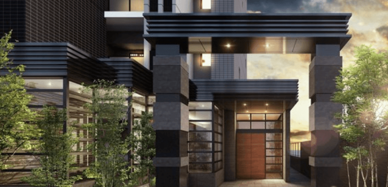 ファイル:サンパーク水前寺公園レジデンス エントランスアプローチ完成予想図.png