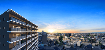 デュオヒルズ伊勢崎　外観完成予想図2