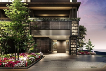 プレサンス ロジェ 薬院二丁目　エントランスアプローチ完成予想図