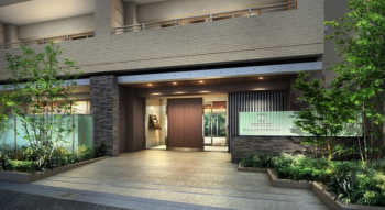 ワコーレ塚口グリーンプロムナード　エントランスアプローチ完成予想図