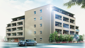 ワコーレ芦屋パークビスタ　外観完成予想図