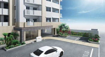 ヴェルディ三篠パームレジデンス　エントランスアプローチ完成予想図