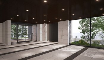 アルファスマート津山中央　エントエランスホール完成予想図