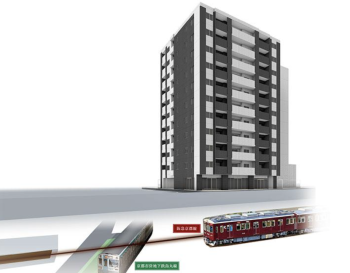 イーグルコート四条烏丸WEST　外観完成予想図