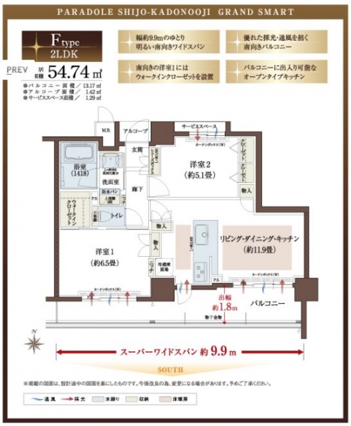 ファイル:パラドール四条葛野大路 グラン・スマートftype.JPG