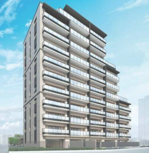 プラウド富沢セントラル　外観完成予想CG