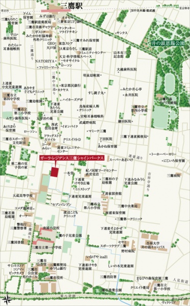 ファイル:現地案内図 三鷹 170913.jpeg