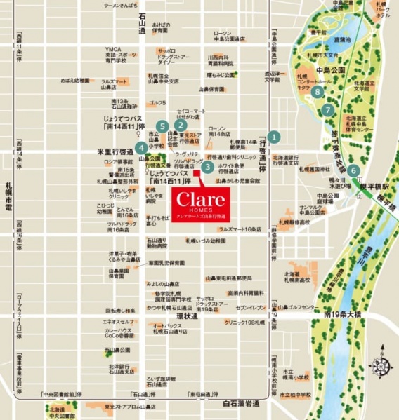 ファイル:現地案内図 山鼻161106.jpg