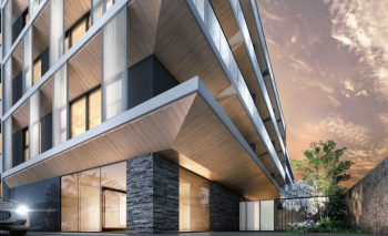 アールブラン武蔵新城　エントエランスアプローチ完成予想図