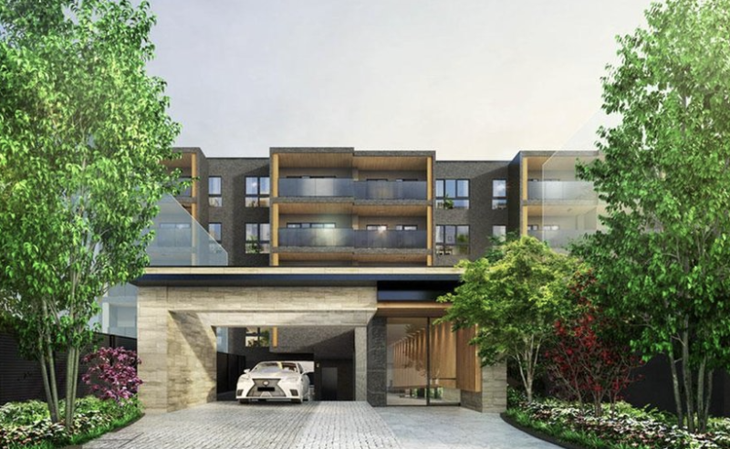 ファイル:ザ・パークハウス 文京白山レジデンス エントエランスアプローチ完成予想図.png