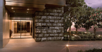 プレサンス ロジェ 大濠公園　エントランスアプローチ完成予想図