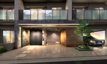 ベルジュール武蔵野桜堤　エントランス完成予想CG