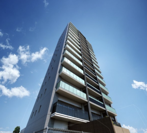 ポレスター今治常盤タワーレジデンス　外観完成予想図