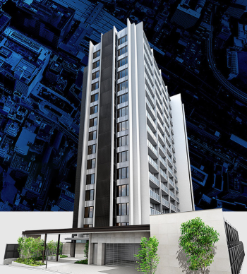 ローレルアイあべの　外観完成予想CG