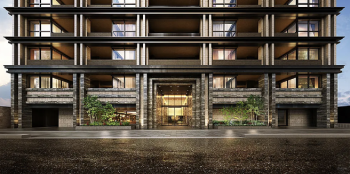 京都下京区 駅前最大級プロジェクト　エントエランスアプローチ完成予想図