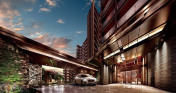 THE LEBEN 仙台大手町　メインエントランス完成予想図