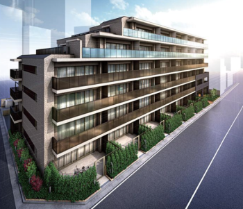 パークナード津田沼　外観完成予想図1